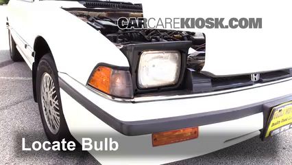 1985 Honda Prelude 2.0 Si 2.0L 4 Cyl. Lights Turn Signal - Front (replace bulb)